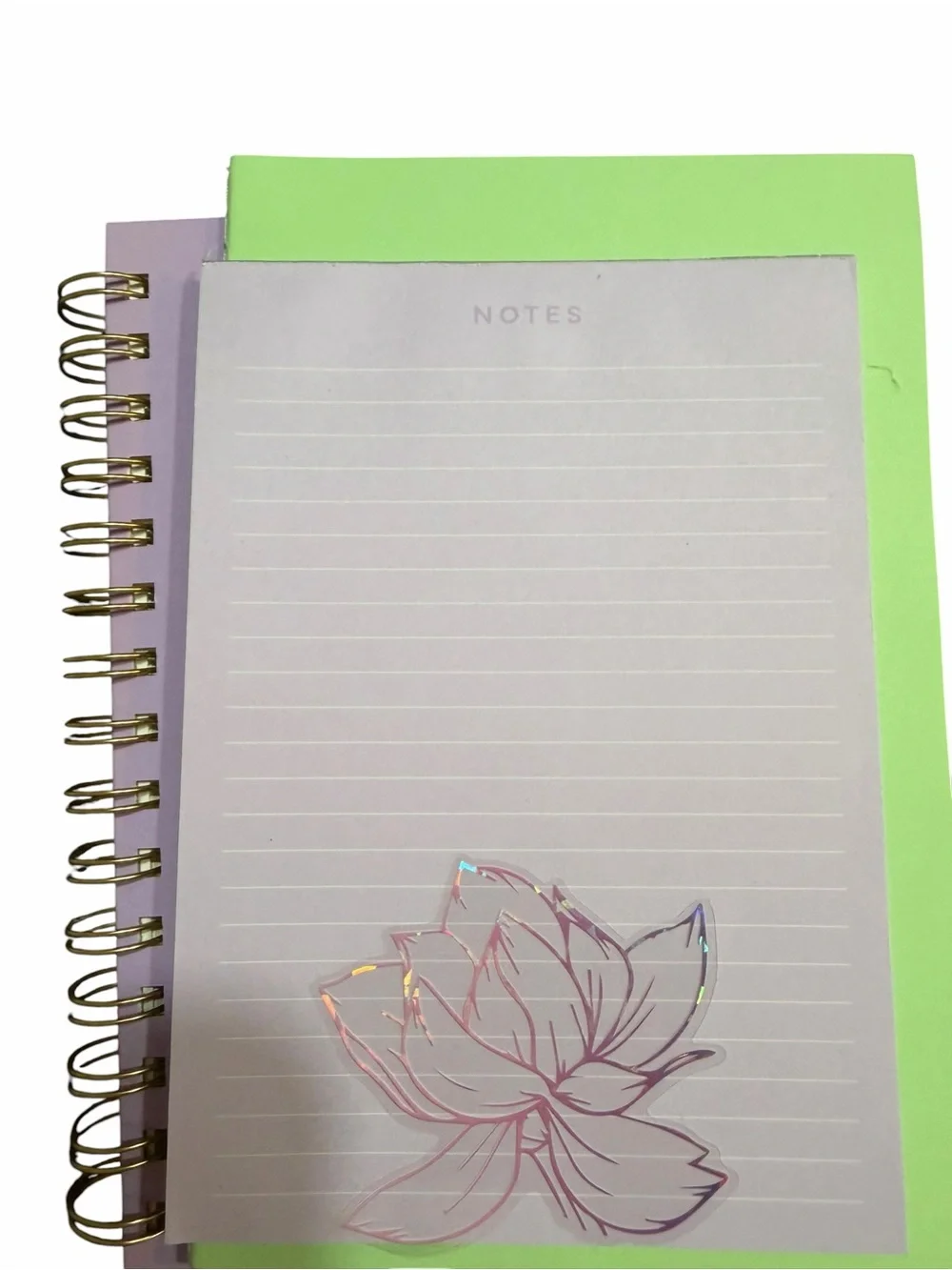 Floral Notebook Set Pastel Notebooks & Pens